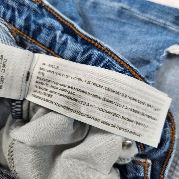 Abercrombie & Fitch Ankle Straight Ultra High Rise Jeans Light Wash Denim 29 - Picture 6 of 7